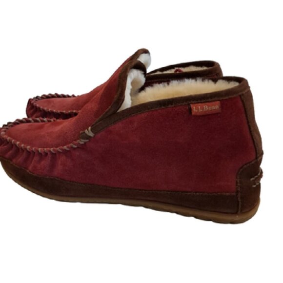 L.L. BEAN Wicked Good Slipper Boot Moc Bramble Berry Purple Sz 10 Women's - Picture 6 of 8